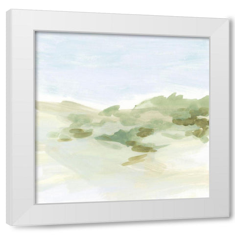 Valley Light I White Modern Wood Framed Art Print by Vess, June Erica