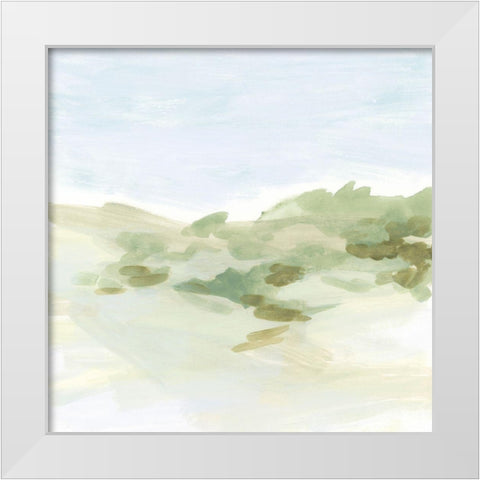 Valley Light I White Modern Wood Framed Art Print by Vess, June Erica