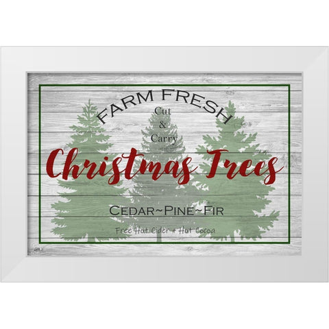 Farm Fresh White Modern Wood Framed Art Print by Chandler, Sharon