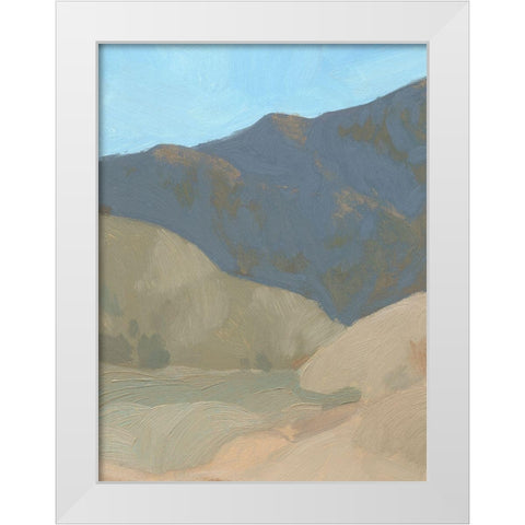 Saddle Mountain IV White Modern Wood Framed Art Print by Green, Jacob