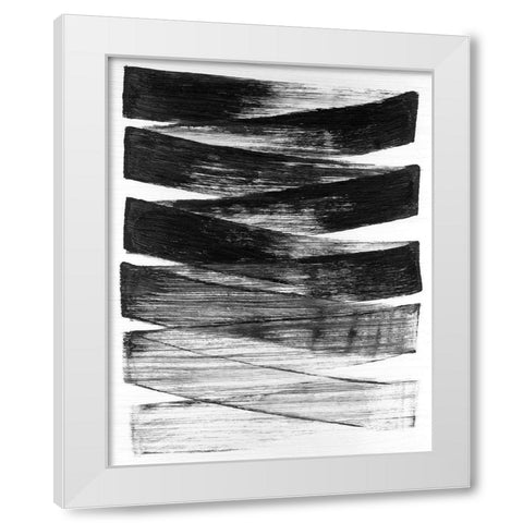 Velcro I White Modern Wood Framed Art Print by Lam, Vanna