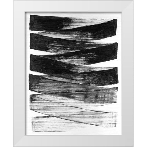 Velcro I White Modern Wood Framed Art Print by Lam, Vanna