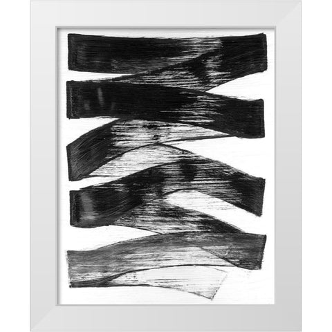 Velcro II White Modern Wood Framed Art Print by Lam, Vanna