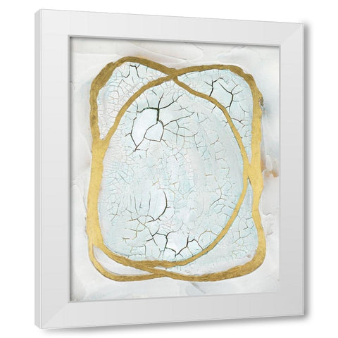Wind Chill II White Modern Wood Framed Art Print by Lam, Vanna