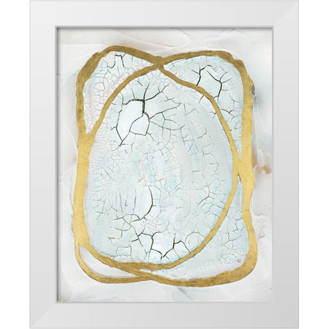 Wind Chill II White Modern Wood Framed Art Print by Lam, Vanna