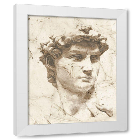 Classical Study I White Modern Wood Framed Art Print by Saunders, Alonzo