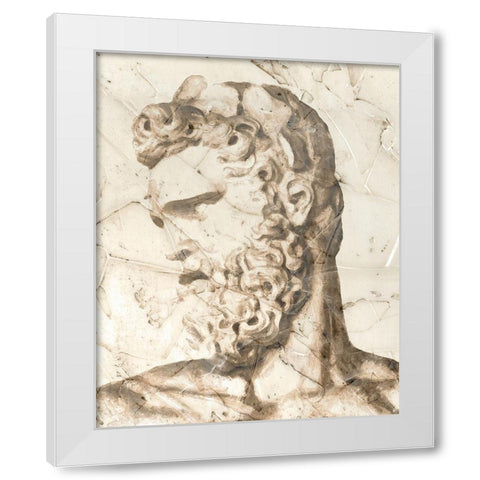 Classical Study II White Modern Wood Framed Art Print by Saunders, Alonzo