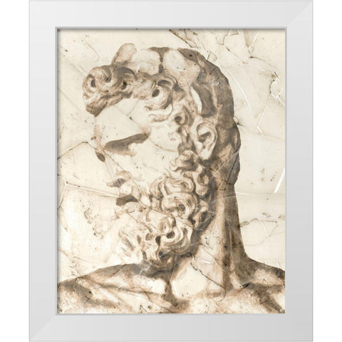 Classical Study II White Modern Wood Framed Art Print by Saunders, Alonzo