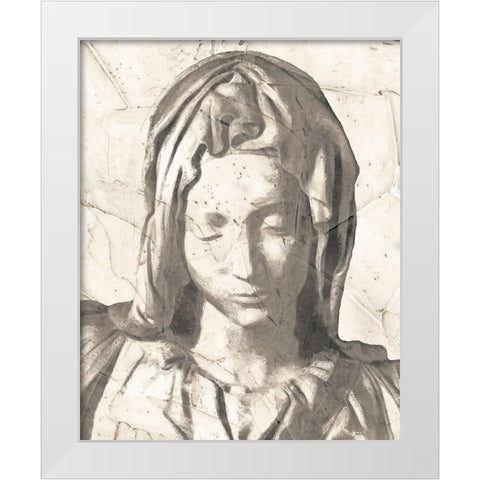 Classical Study III White Modern Wood Framed Art Print by Saunders, Alonzo