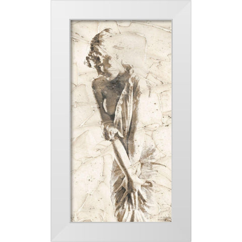 Classical Study VI White Modern Wood Framed Art Print by Saunders, Alonzo