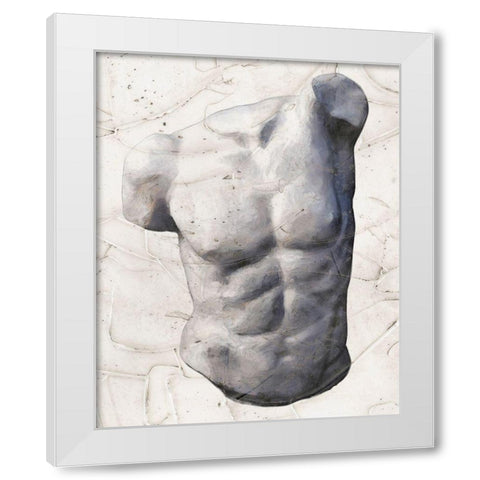 Classical Study VIII White Modern Wood Framed Art Print by Saunders, Alonzo