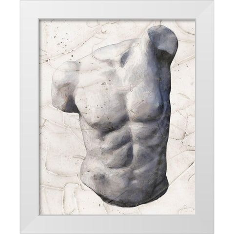 Classical Study VIII White Modern Wood Framed Art Print by Saunders, Alonzo