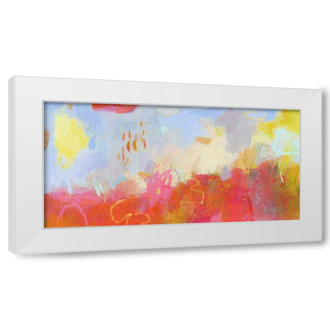 Revenir I White Modern Wood Framed Art Print by Jachimiec, Sue