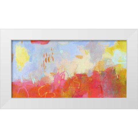Revenir I White Modern Wood Framed Art Print by Jachimiec, Sue