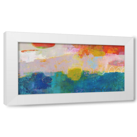 Revenir II White Modern Wood Framed Art Print by Jachimiec, Sue