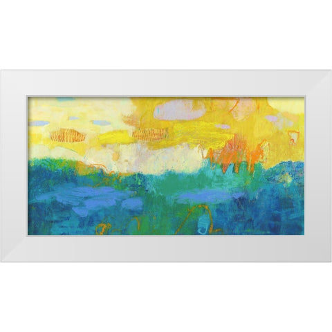 Revenir III White Modern Wood Framed Art Print by Jachimiec, Sue