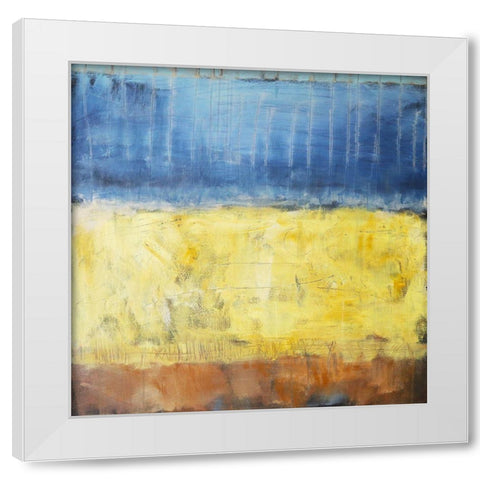 Where Hope Rises White Modern Wood Framed Art Print by Bagnato, Judi
