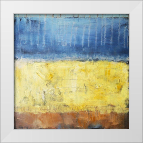 Where Hope Rises White Modern Wood Framed Art Print by Bagnato, Judi