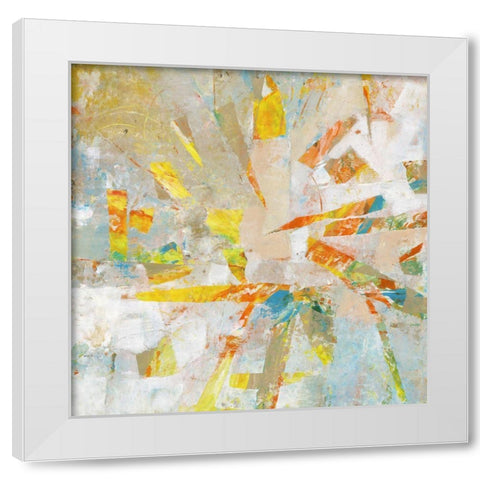 Shattered I White Modern Wood Framed Art Print by OToole, Tim