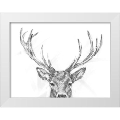 Well-Hello Dear I White Modern Wood Framed Art Print by Harper, Ethan