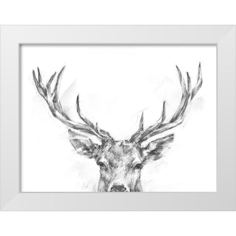 Well-Hello Dear II White Modern Wood Framed Art Print by Harper, Ethan