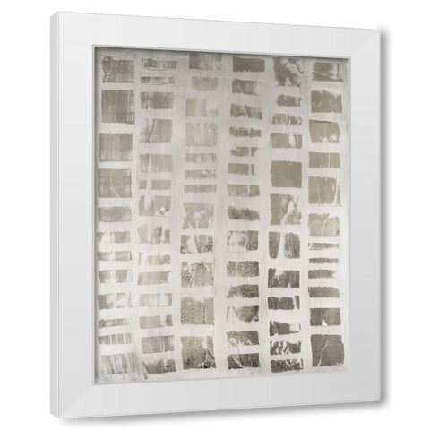 Recessive II White Modern Wood Framed Art Print by Lam, Vanna