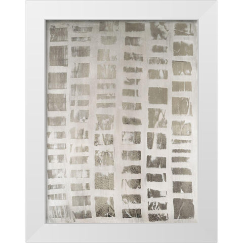 Recessive II White Modern Wood Framed Art Print by Lam, Vanna