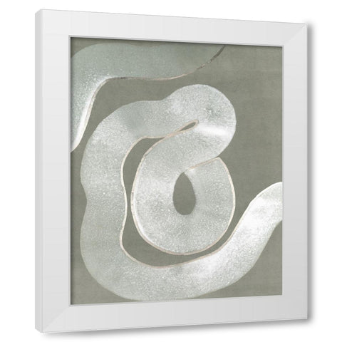 Rhizomes I White Modern Wood Framed Art Print by Lam, Vanna