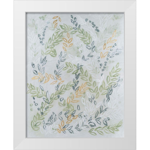 Germinate II White Modern Wood Framed Art Print by Lam, Vanna