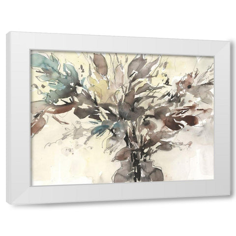 Dry Arrangement II White Modern Wood Framed Art Print by Dixon, Samuel