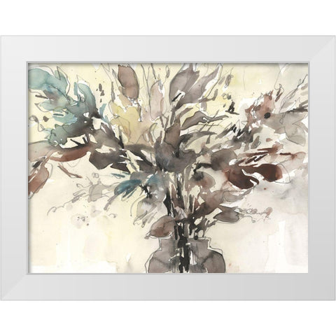 Dry Arrangement II White Modern Wood Framed Art Print by Dixon, Samuel