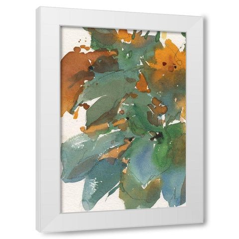 Floral Indulge II White Modern Wood Framed Art Print by Dixon, Samuel