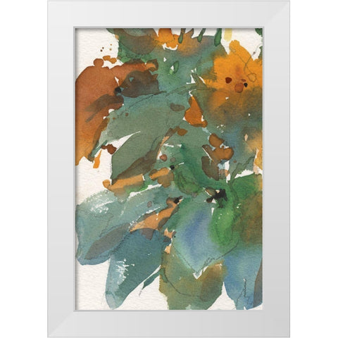 Floral Indulge II White Modern Wood Framed Art Print by Dixon, Samuel