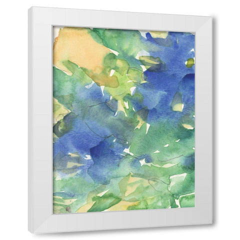 Fanciful Flora I White Modern Wood Framed Art Print by Dixon, Samuel