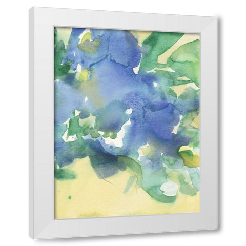 Fanciful Flora II White Modern Wood Framed Art Print by Dixon, Samuel