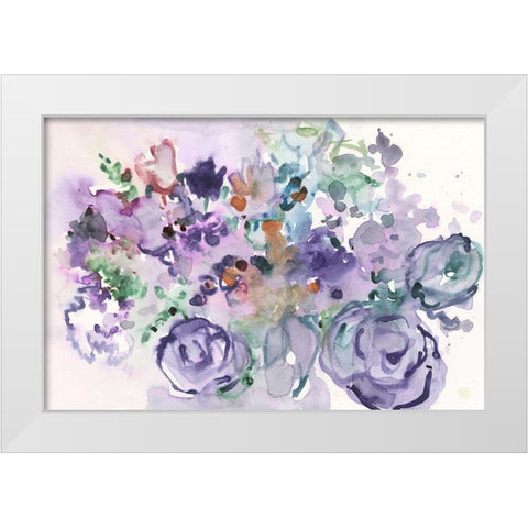 From the Garden Party I White Modern Wood Framed Art Print by Dixon, Samuel