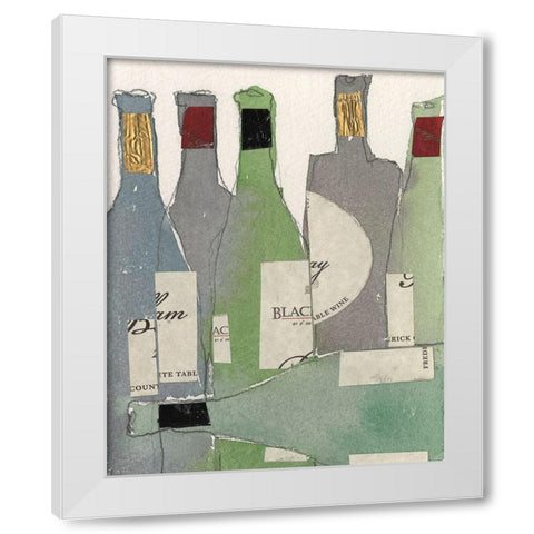 After the Gathering II White Modern Wood Framed Art Print by Dixon, Samuel