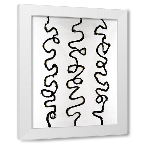 Sidetracked I White Modern Wood Framed Art Print by Willett, Michael