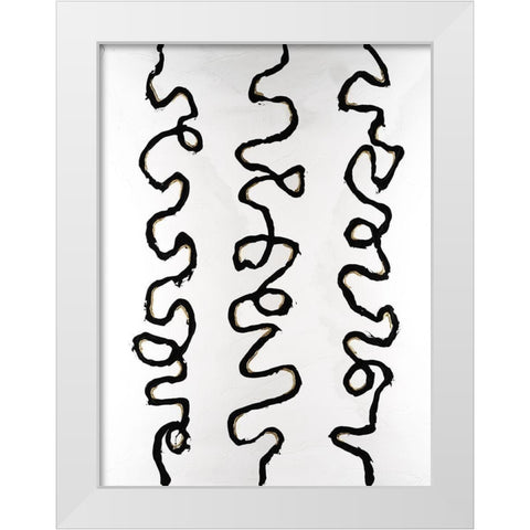 Sidetracked I White Modern Wood Framed Art Print by Willett, Michael
