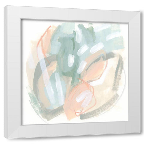 Fog Spiral I White Modern Wood Framed Art Print by Vess, June Erica