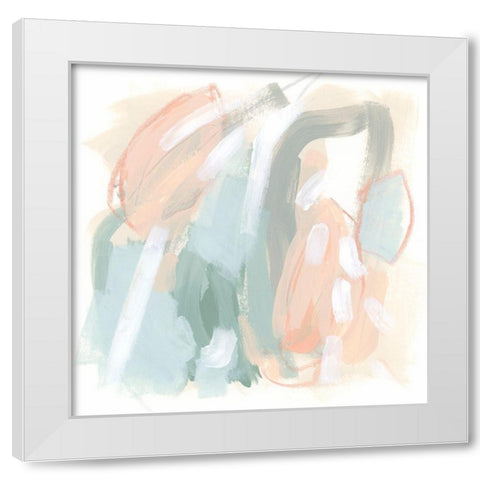 Fog Spiral III White Modern Wood Framed Art Print by Vess, June Erica