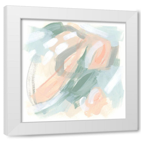 Fog Spiral IV White Modern Wood Framed Art Print by Vess, June Erica