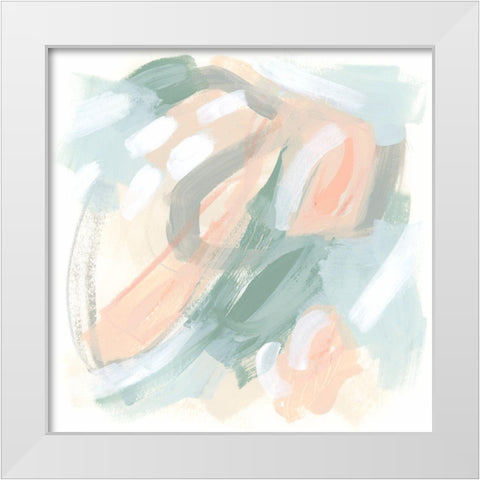 Fog Spiral IV White Modern Wood Framed Art Print by Vess, June Erica