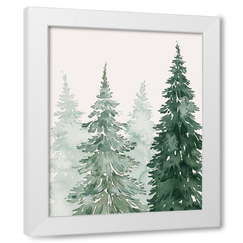 Winter Washed Coppice I White Modern Wood Framed Art Print by Popp, Grace