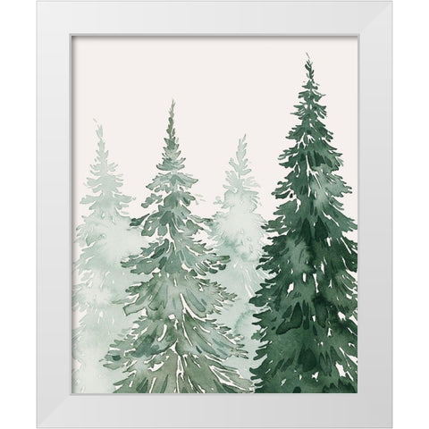 Winter Washed Coppice I White Modern Wood Framed Art Print by Popp, Grace