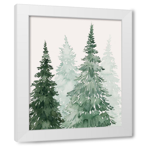 Winter Washed Coppice II White Modern Wood Framed Art Print by Popp, Grace