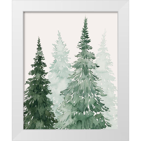 Winter Washed Coppice II White Modern Wood Framed Art Print by Popp, Grace