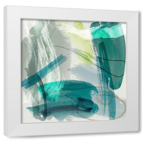 Evening Tide II White Modern Wood Framed Art Print by Wang, Melissa