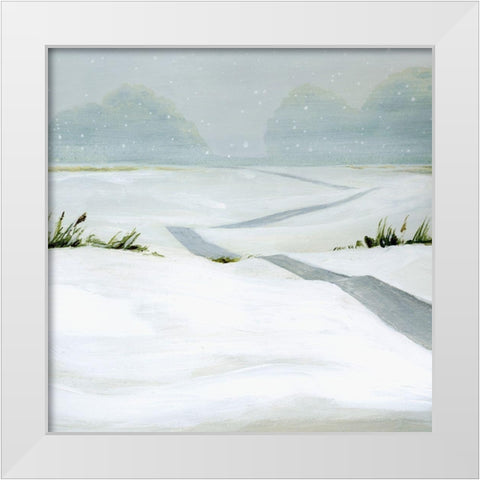 Snowfield II White Modern Wood Framed Art Print by Popp, Grace