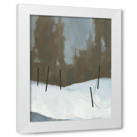 Deep Snow IV White Modern Wood Framed Art Print by Green, Jacob